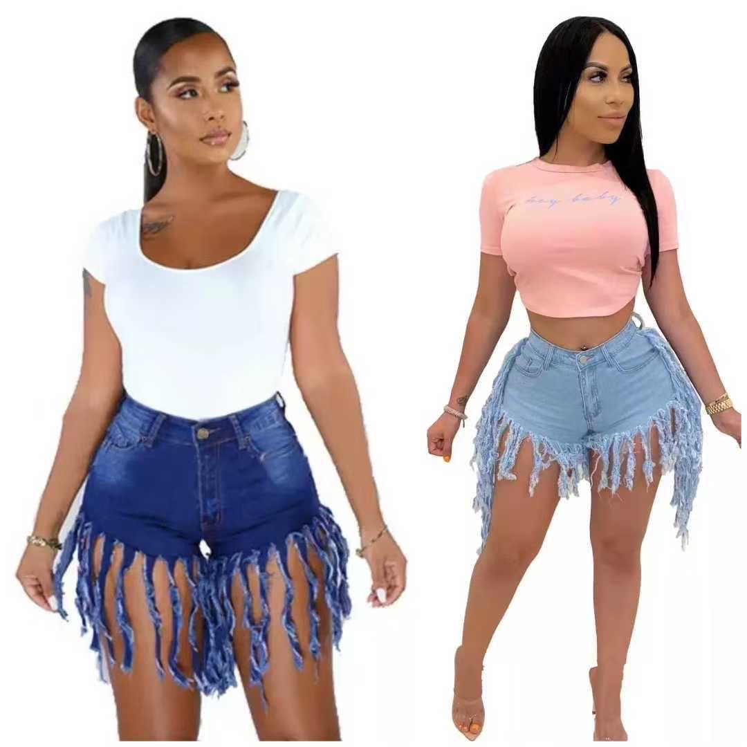 High-Rise Distressed Cutoff Denim Shorts